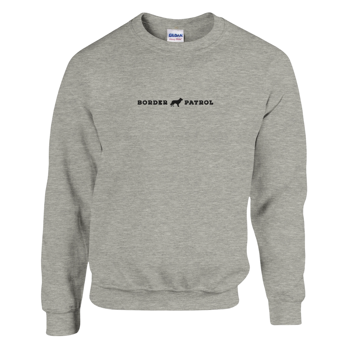 Border Patrol Border Collie embroidered sweatshirt