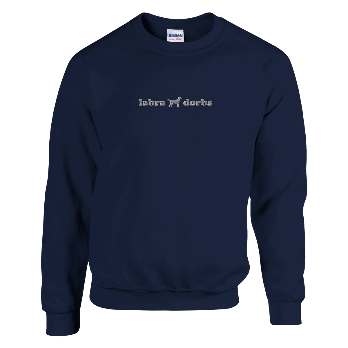 Labradorbs embroidered sweatshirt in Navy