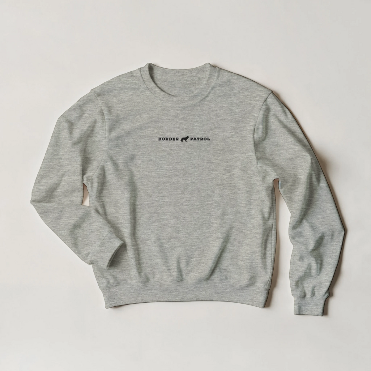 Border Patrol Border Collie embroidered sweatshirt